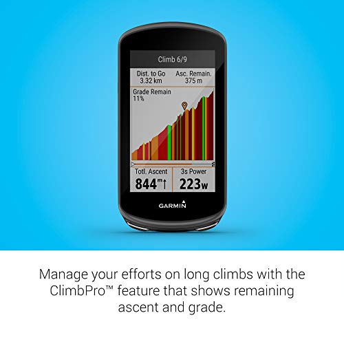 Garmin Edge 1030 Plus, GPS Cycling/Bike Computer, On-Device Workout Suggestions, ClimbPro Pacing Guidance and More - MTB Deal