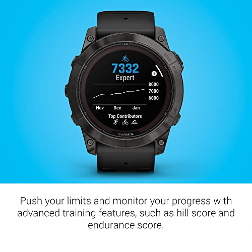 Garmin fēnix 7X Pro Sapphire Solar, Multisport GPS Smartwatch, Built-in Flashlight, Solar Charging Capability, Black - MTB Deal