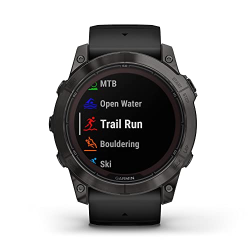 Garmin fēnix 7X Pro Sapphire Solar, Multisport GPS Smartwatch, Built-in Flashlight, Solar Charging Capability, Black - MTB Deal