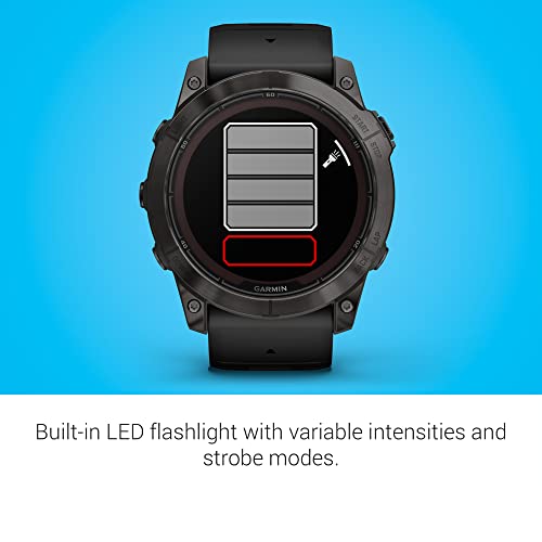 Garmin fēnix 7X Pro Sapphire Solar, Multisport GPS Smartwatch, Built-in Flashlight, Solar Charging Capability, Black - MTB Deal